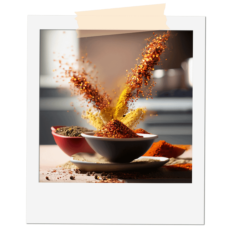 web layout-3-mixed spice polaroid